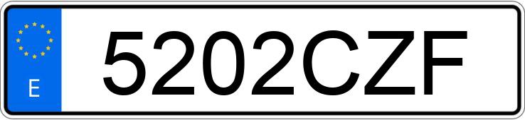 Numer rejestracyjny 5202CZF posiada HONDA ACCORD