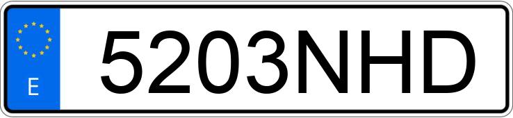 Numer rejestracyjny 5203NHD posiada CITROEN C4 X