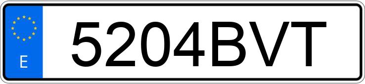 Die Registrierungsnummer 5204BVT hat LAND ROVER DISCOVERY