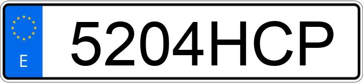 Registreringsnummeret 5204HCP har CITROEN BERLINGO FGN 1.6 HDI 75 X 600