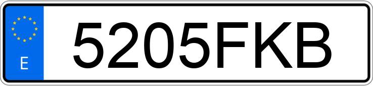 Numer rejestracyjny 5205FKB posiada SAAB 9-3