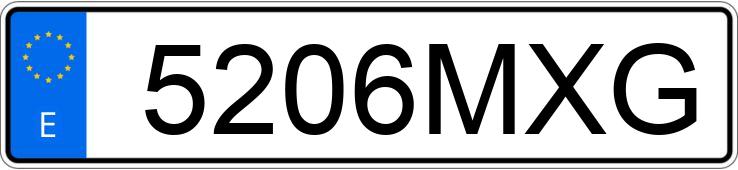 Numer rejestracyjny 5206MXG posiada SEAT IBIZA Numer rejestracyjny 5206MXG posiada SEAT IBIZA