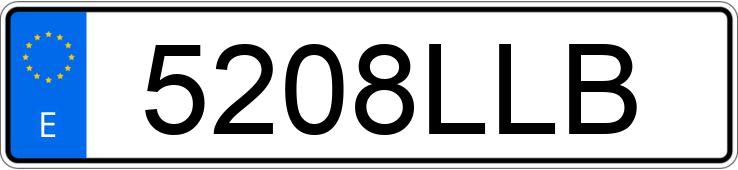 Numer rejestracyjny 5208LLB posiada RENAULT MEGANE