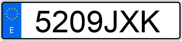 Numer rejestracyjny 5209JXK posiada FORD MONDEO