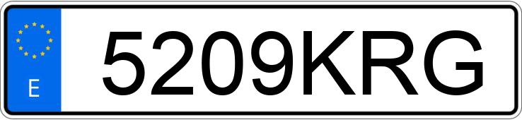 Numer rejestracyjny 5209KRG posiada FORD KA+