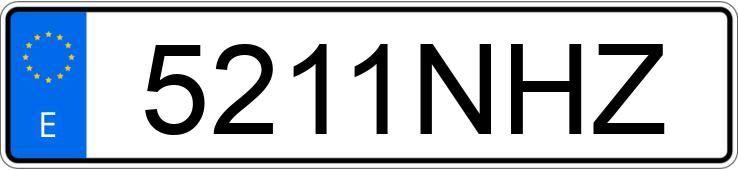 Numer rejestracyjny 5211NHZ posiada AUDI RS3 SPORTBACK