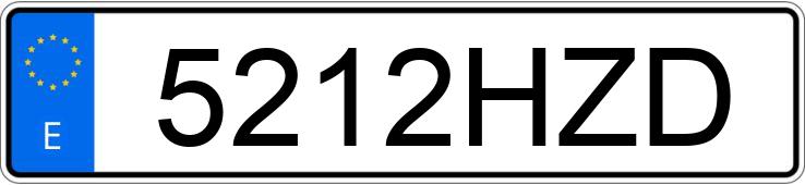 Numer rejestracyjny 5212HZD posiada SEAT ALTEA XL