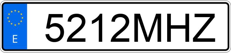 Numer rejestracyjny 5212MHZ posiada JEEP AVENGER