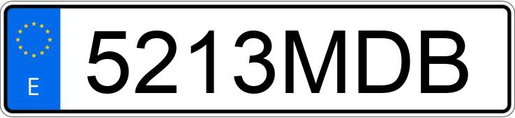 Numer rejestracyjny 5213MDB posiada AUDI S3