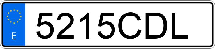 Pirat drogowy w pojeździe o numerach rejestracyjnych 5215CDL