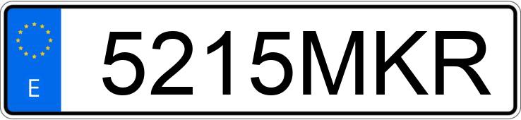 Numer rejestracyjny 5215MKR posiada BMW X1