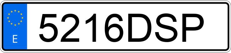 Numer rejestracyjny 5216DSP posiada RENAULT CLIO