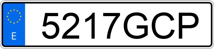 Numer rejestracyjny 5217GCP posiada AUDI A3