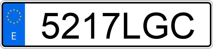 Numer rejestracyjny 5217LGC posiada VOLKSWAGEN PASSAT