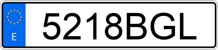 Numer rejestracyjny 5218BGL posiada FORD FOCUS