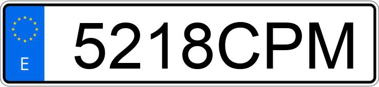 Numer rejestracyjny 5218CPM posiada AUDI A3 Numer rejestracyjny 5218CPM posiada AUDI A3