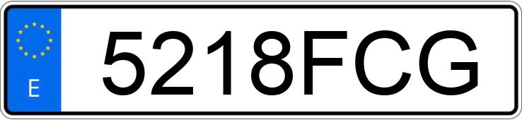 Numer rejestracyjny 5218FCG posiada NISSAN MICRA