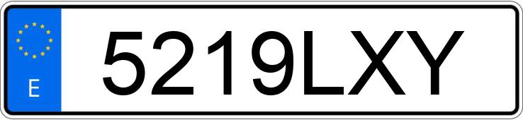 Numer rejestracyjny 5219LXY posiada AUDI RS Q3 SPORTBACK