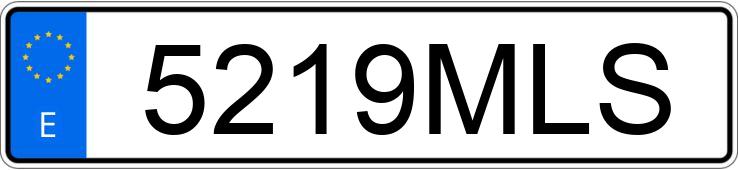 Numer rejestracyjny 5219MLS posiada FIAT DOBLO