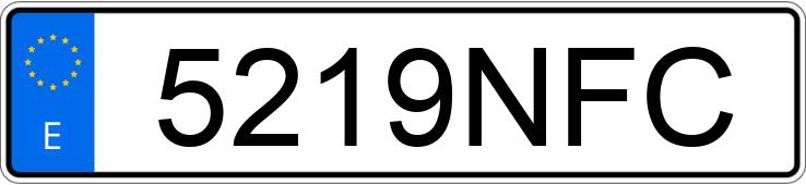 Numer rejestracyjny 5219NFC posiada MERCEDES GLC (254)