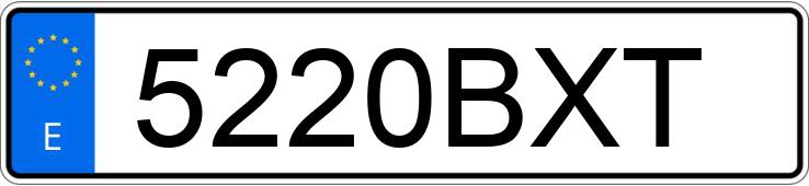 Numer rejestracyjny 5220BXT posiada SEAT LEON Numer rejestracyjny 5220BXT posiada SEAT LEON