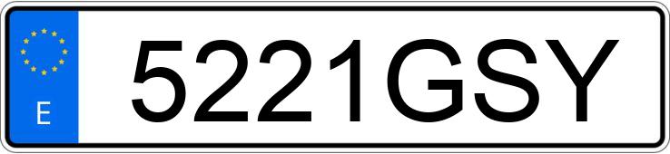 Numer rejestracyjny 5221GSY posiada HYUNDAI I30