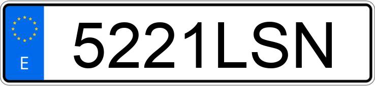 Numer rejestracyjny 5221LSN posiada DACIA DUSTER