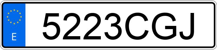 Numer rejestracyjny 5223CGJ posiada CITROEN XSARA Numer rejestracyjny 5223CGJ posiada CITROEN XSARA