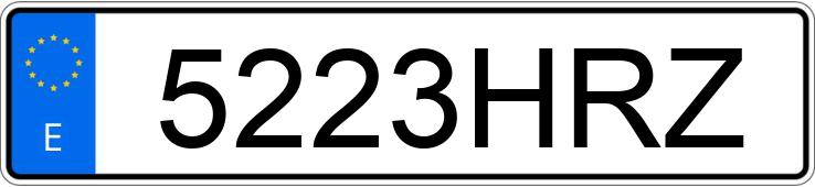 Numer rejestracyjny 5223HRZ posiada VOLKSWAGEN PASSAT