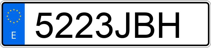 Numer rejestracyjny 5223JBH posiada VOLVO FH Numer rejestracyjny 5223JBH posiada VOLVO FH