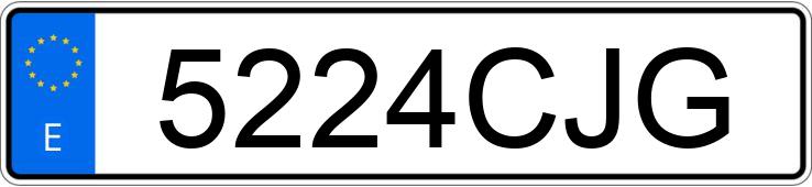 Numer rejestracyjny 5224CJG posiada JAGUAR X TYPE