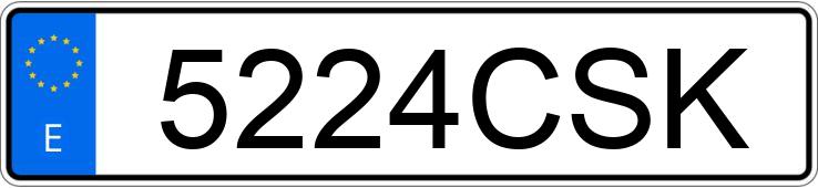 Numer rejestracyjny 5224CSK posiada CITROEN JUMPER