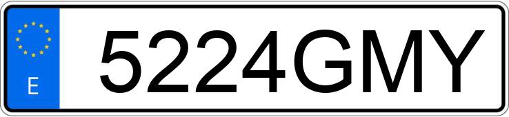 Numer rejestracyjny 5224GMY posiada KIA RIO Numer rejestracyjny 5224GMY posiada KIA RIO