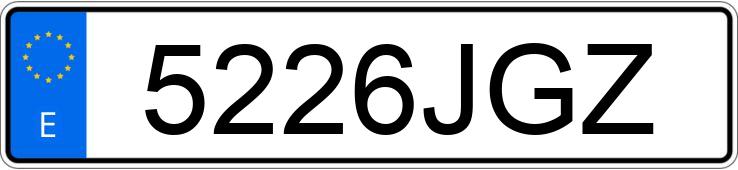 Numer rejestracyjny 5226JGZ posiada AUDI A6
