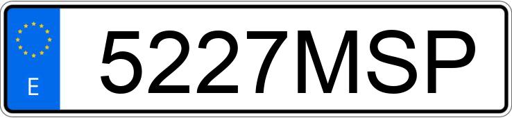 Numer rejestracyjny 5227MSP posiada FORD RANGER