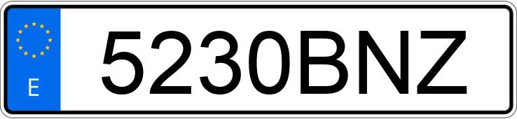 Numer rejestracyjny 5230BNZ posiada BMW SERIE 3