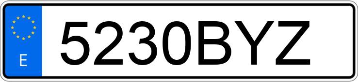 Numer rejestracyjny 5230BYZ posiada PEUGEOT 206 Numer rejestracyjny 5230BYZ posiada PEUGEOT 206