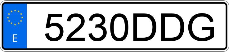 Numer rejestracyjny 5230DDG posiada CITROEN C3