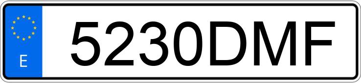 Numer rejestracyjny 5230DMF posiada OPEL ASTRA
