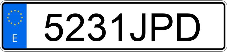 Numer rejestracyjny 5231JPD posiada FIAT DUCATO