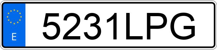 Numer rejestracyjny 5231LPG posiada AUDI A1 SPORTBACK