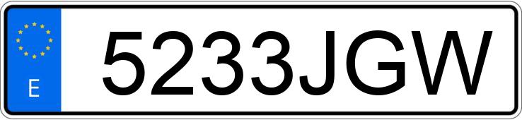 Numer rejestracyjny 5233JGW posiada BMW SERIE 3 Numer rejestracyjny 5233JGW posiada BMW SERIE 3