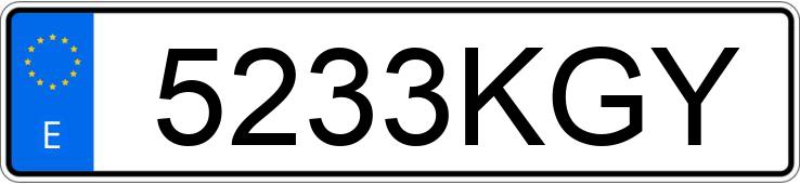 Numer rejestracyjny 5233KGY posiada KIA SPORTAGE Numer rejestracyjny 5233KGY posiada KIA SPORTAGE