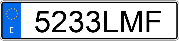 Numer rejestracyjny 5233LMF posiada BMW X6