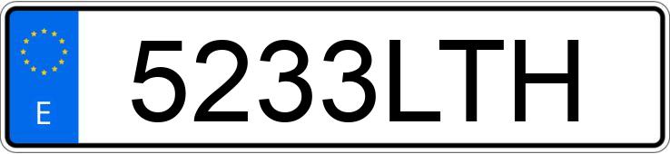Numer rejestracyjny 5233LTH posiada MERCEDES V (638-639-447)