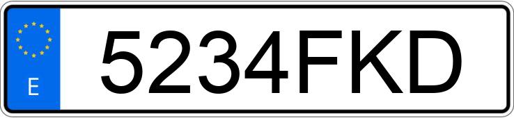 Numer rejestracyjny 5234FKD posiada BMW SERIE 5 Numer rejestracyjny 5234FKD posiada BMW SERIE 5