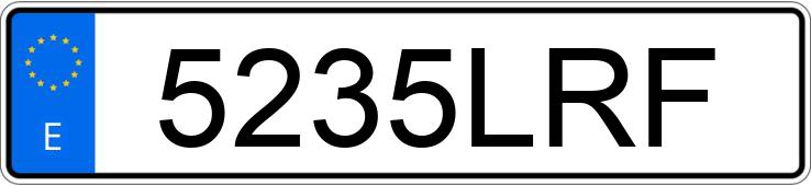 Numer rejestracyjny 5235LRF posiada CITROEN C4