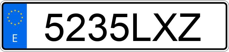 Numer rejestracyjny 5235LXZ posiada VOLVO 7900