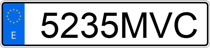 Numer rejestracyjny 5235MVC posiada SEAT IBIZA Numer rejestracyjny 5235MVC posiada SEAT IBIZA