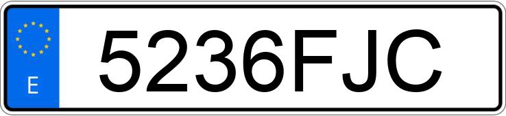 Numer rejestracyjny 5236FJC posiada VOLVO S40